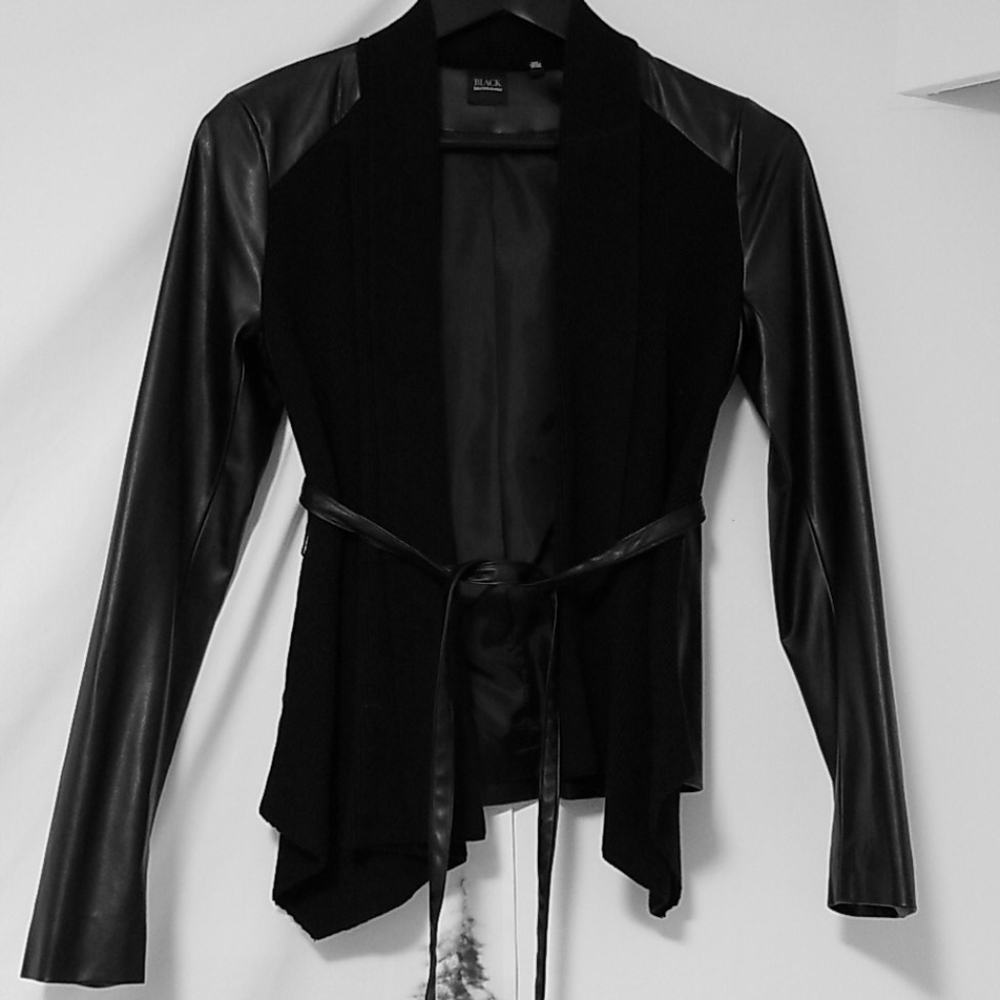 Faux leather jacket
